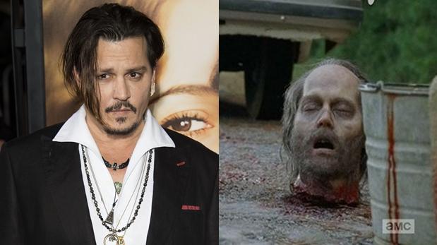 The Walking Dead: Norman Reedus tiene la cabeza de Johnny Depp