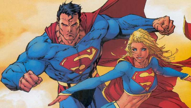 Supergirl: ya podemos ver a Supergirl y a Superman volando juntos