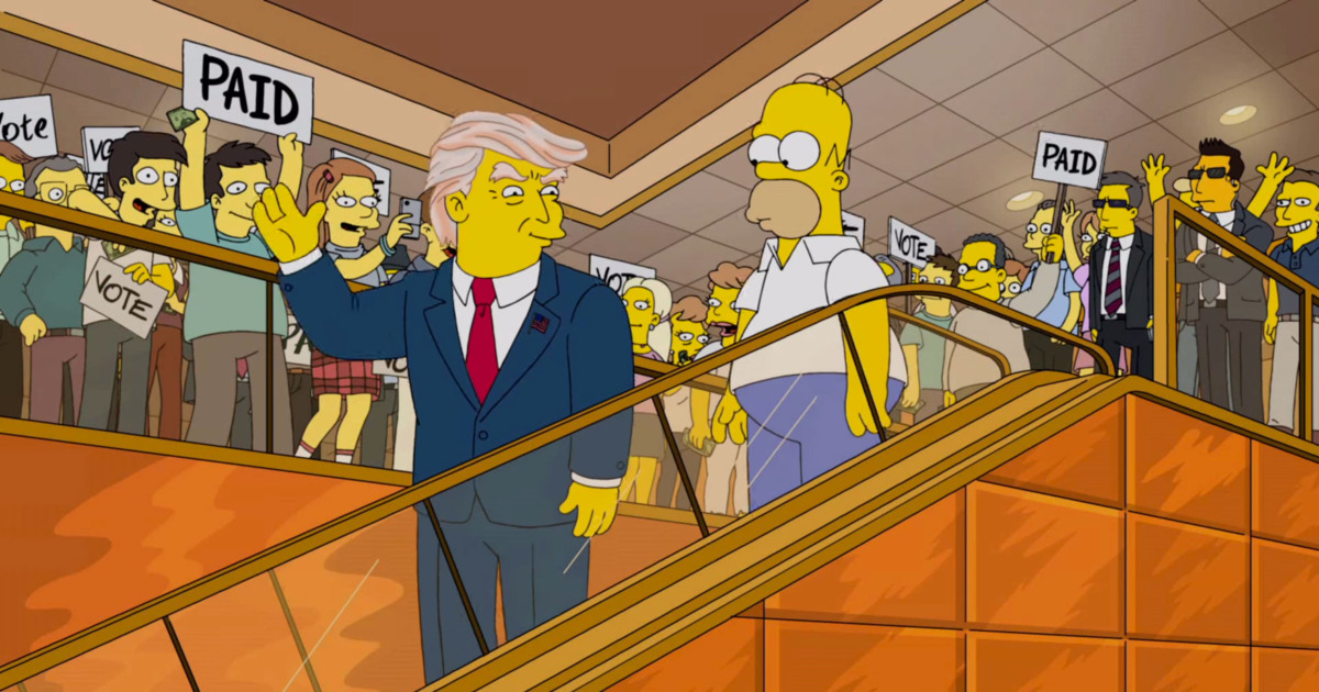 Los Simpson responden a su propia profecía tras la victoria de Trump