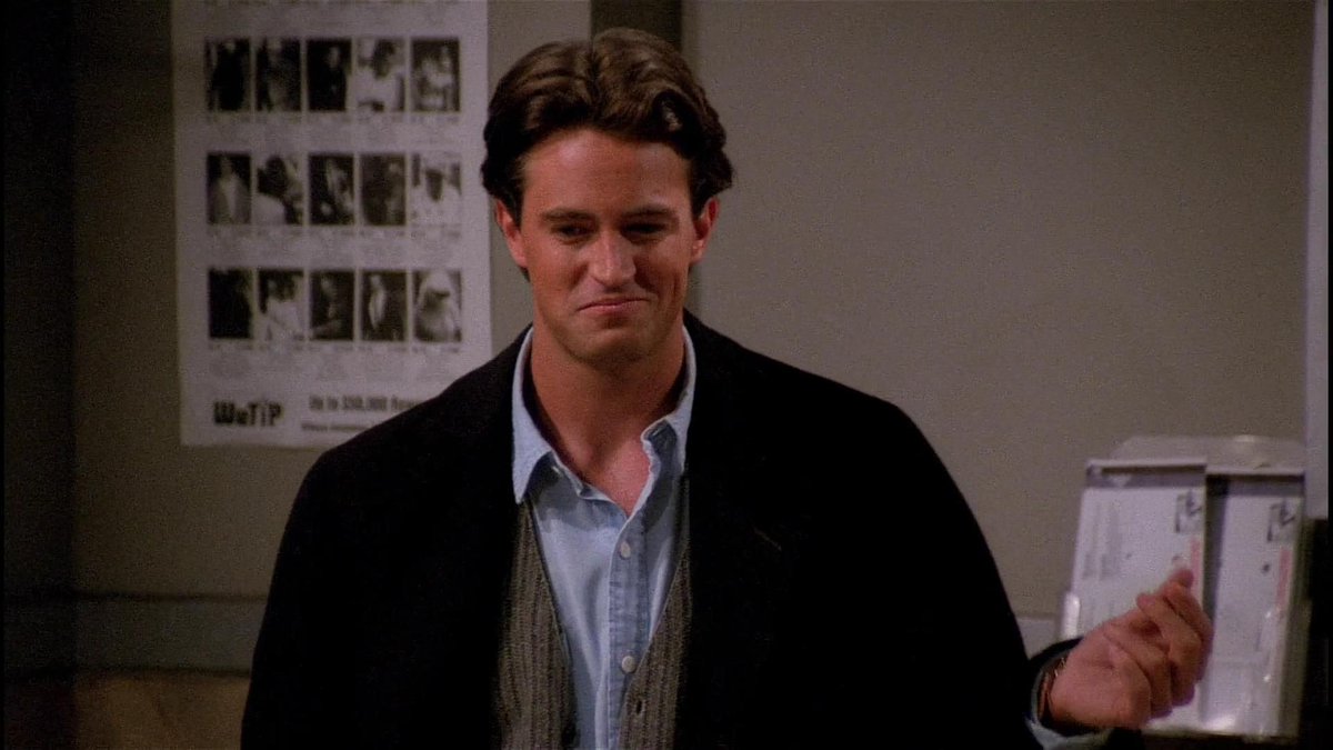 Friends: ¿te esperabas que ésta fuera la frase favorita de Matthew Perry como Chandler?