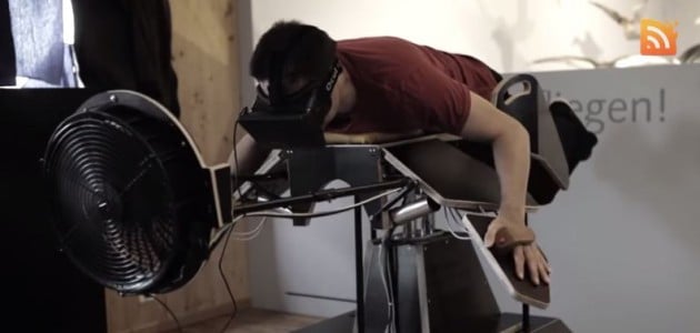 Birdly, un simulador que permite al hombre volar