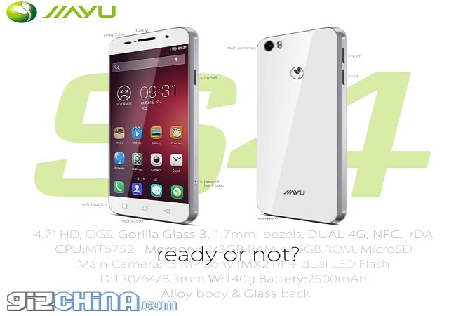 JiaYu S4, el próximo smartphone económico del mercado