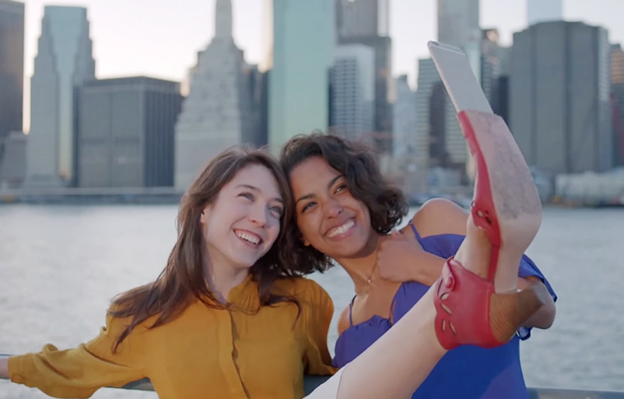 Selfies shoes, los zapatos para hacerse selfies