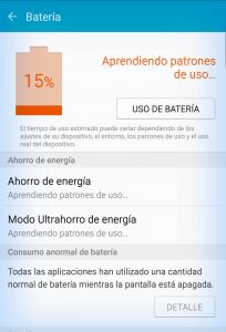 Ahorro Bateria Galaxy S6 1