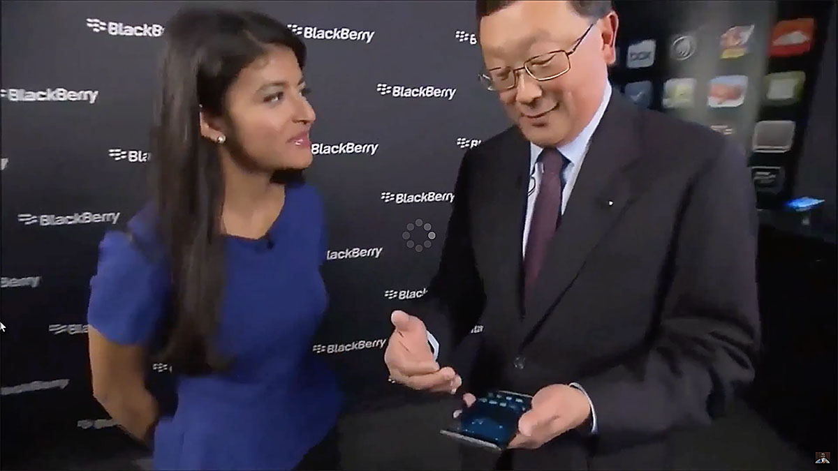 El CEO de BlackBerry muestra en vídeo (con poco éxito) la nueva Priv 
