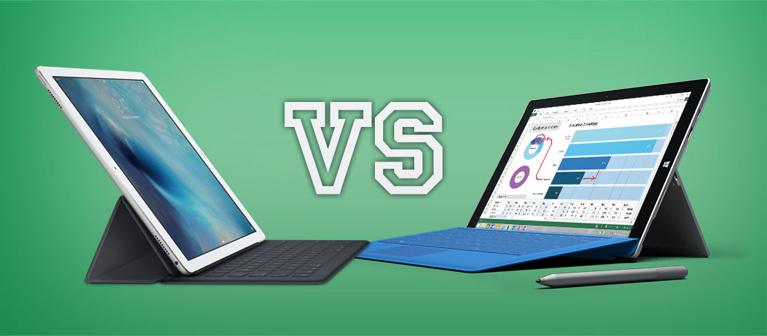 Surface vs iPad Pro 2