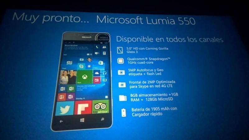 Lumia 550 nueva imagen 2