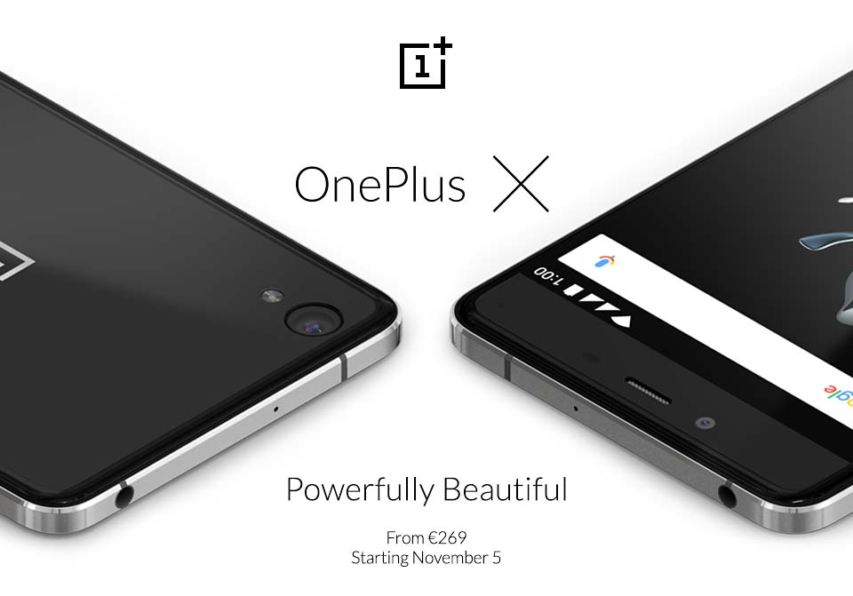 El OnePlus X ya es oficial y costará 269 euros
