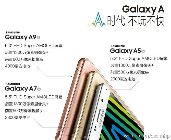 Galaxy A9, 6 pulgadas para la gama media “de lujo” de Samsung