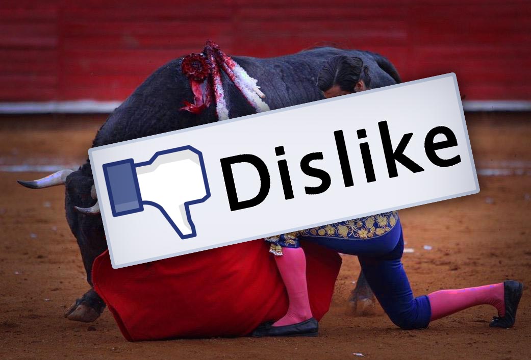 Facebook permite denunciar fotos relacionadas con la tauromaquia