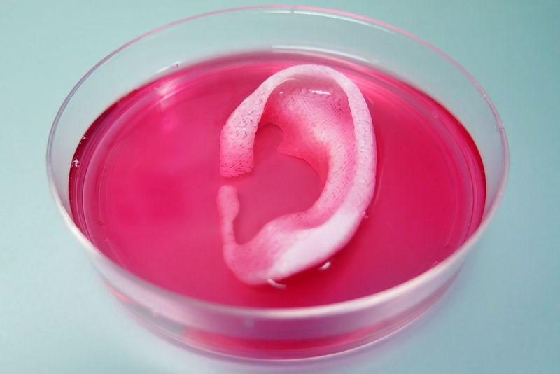 Cartilago oreja Bio impresora 3D
