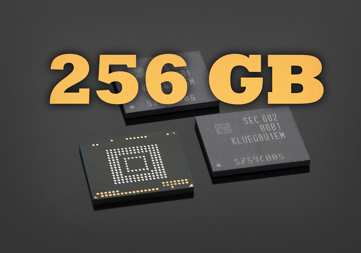 Memoria 256 GB smartphone