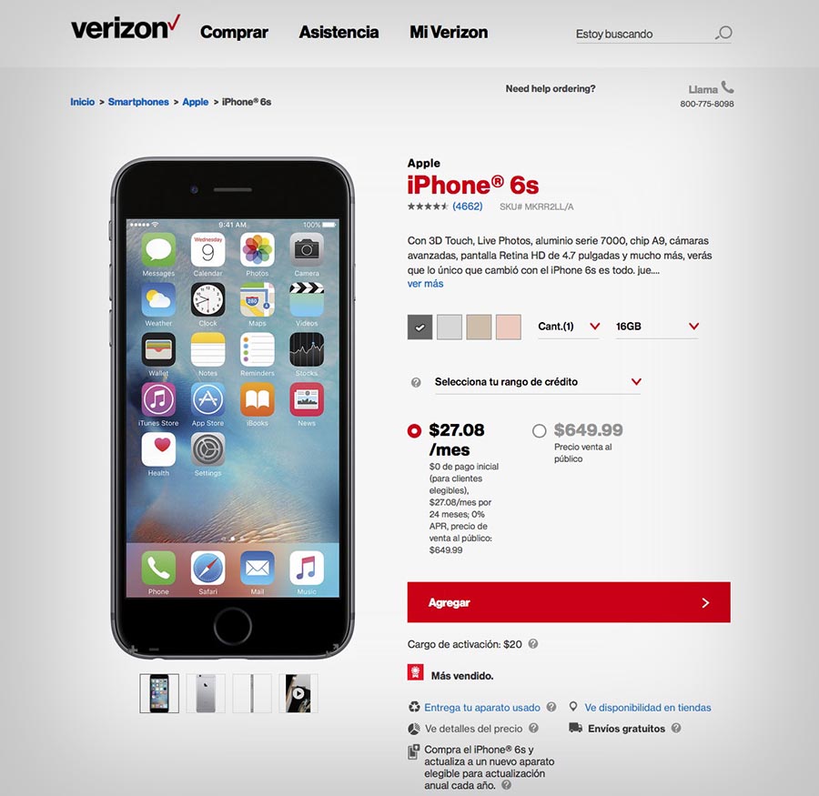 Oferta verizon
