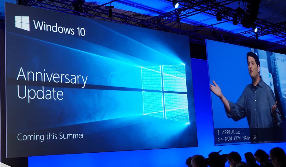 Windows 10 actualización aniversario