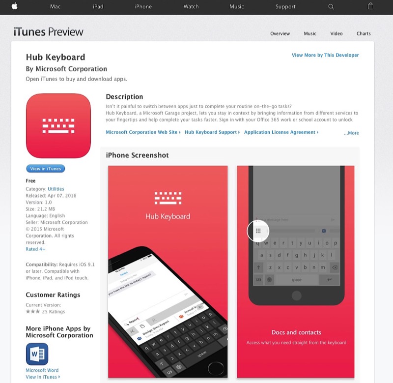 Hub Keyboard App Store-01