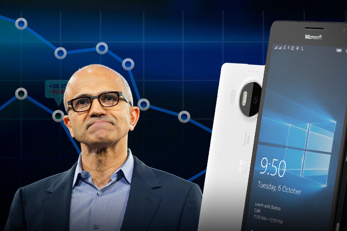 Los Lumia de Microsoft siguen en caída libre