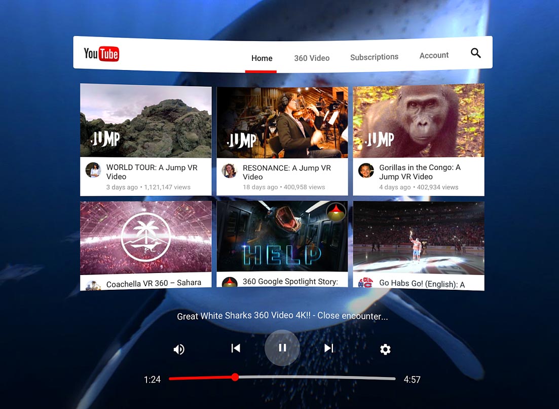 YouTube entra de lleno en la realidad virtual