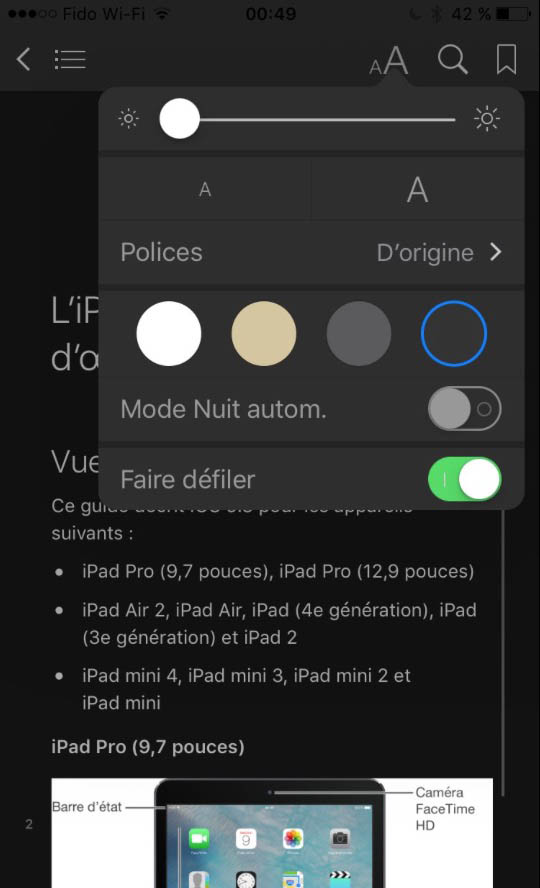 iOS 10 Modo noche 2