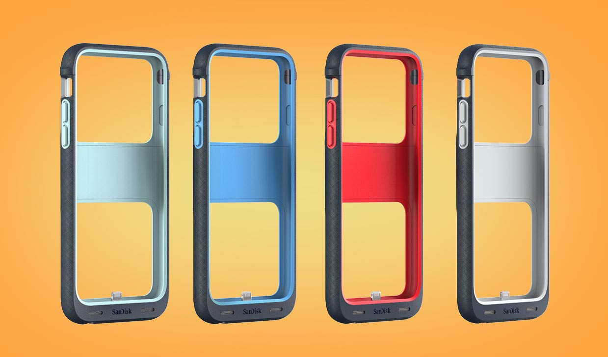 iXpand Memory Case All Colors Front