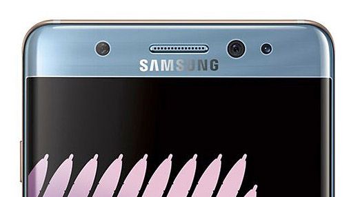 Galaxy Note 7 detalle frontal
