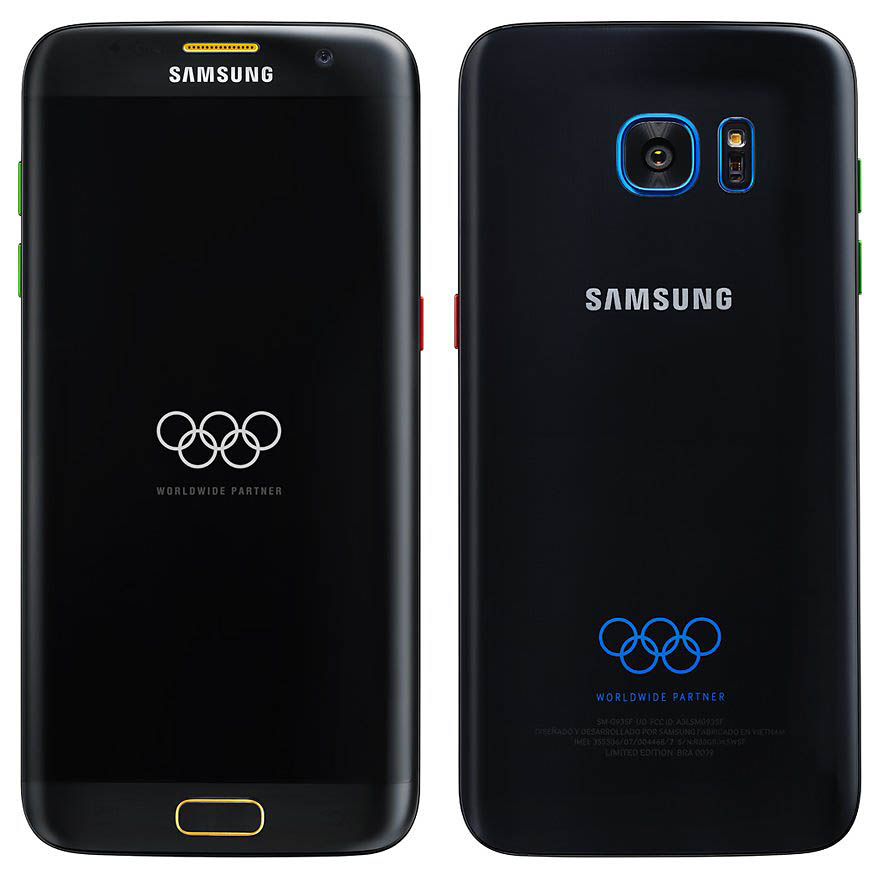 Samsung Galaxy S7 Olimpiadas sin fondo