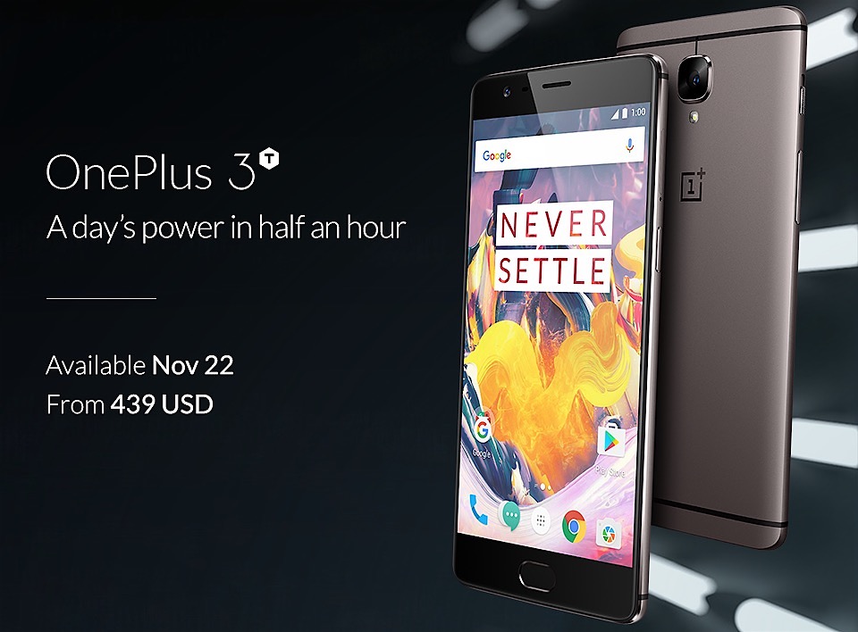 OnePlus presenta el OnePlus 3T “colette edition” en negro mate