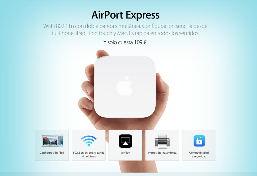 Apple abandona el desarrollo de sus dispositivos AirPort