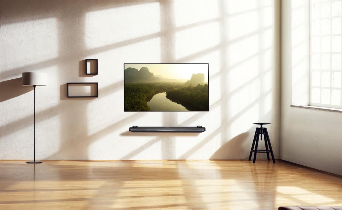 LG Signature OLED TV W, el nuevo tope de gama en televisores con sólo 2,57 mm de grosor