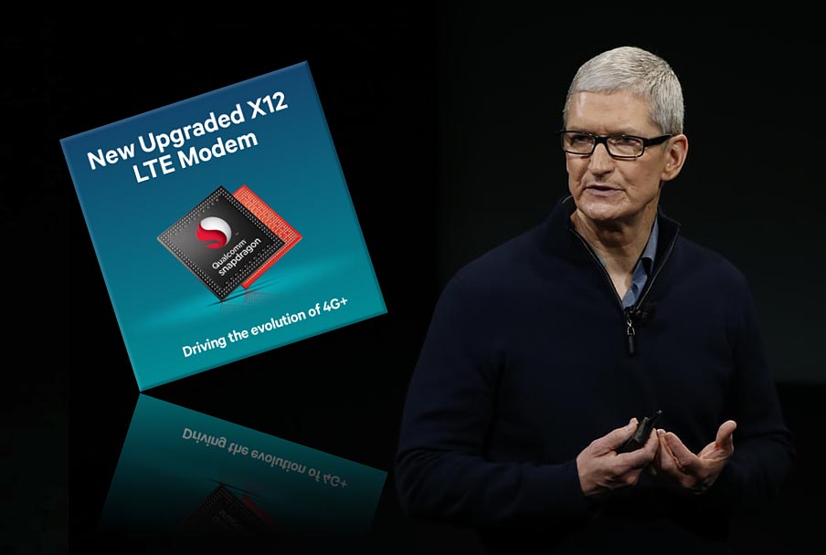 Apple eliminará los módems de Qualcomm en sus iPad e iPhone de 2018