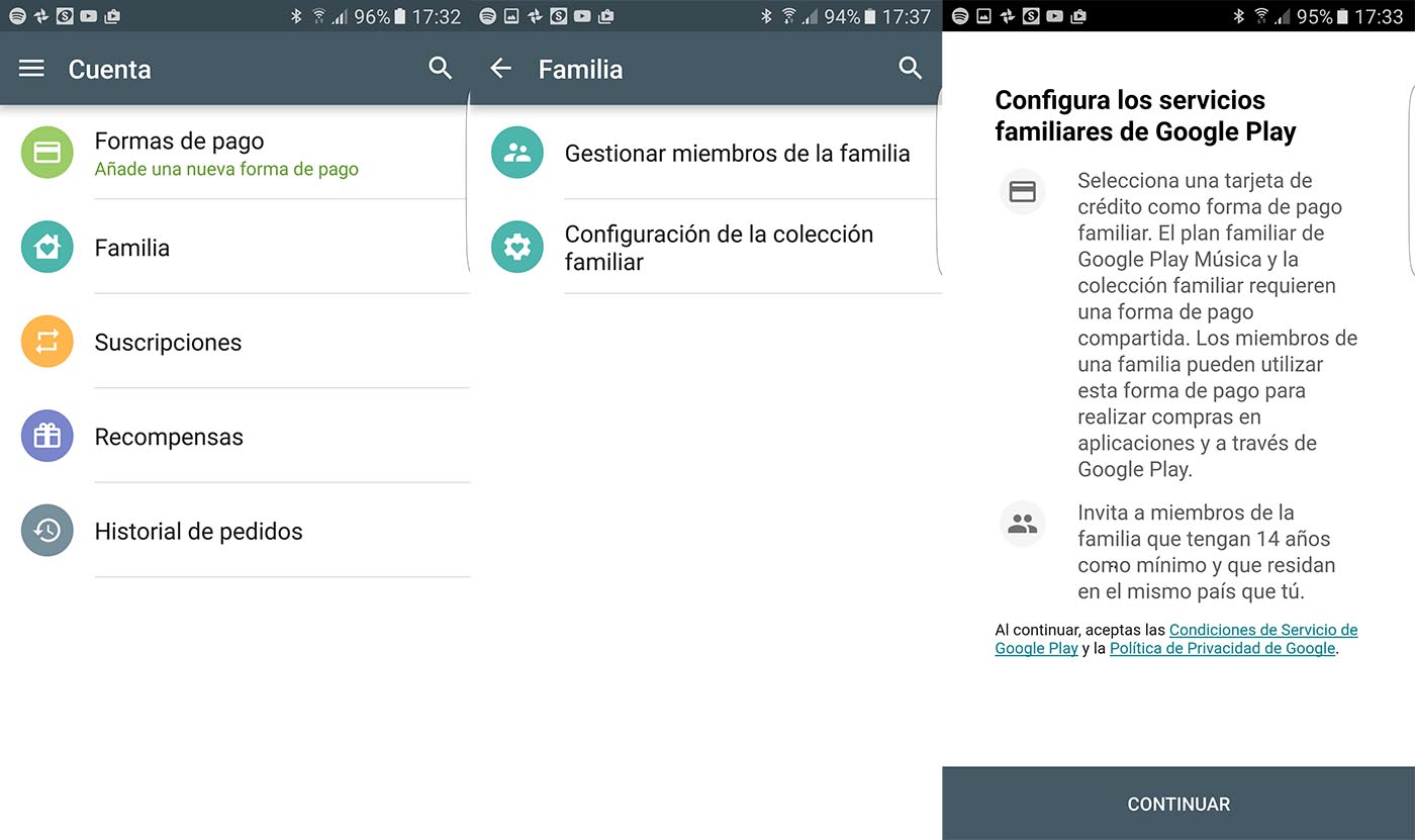 plan familiar google play