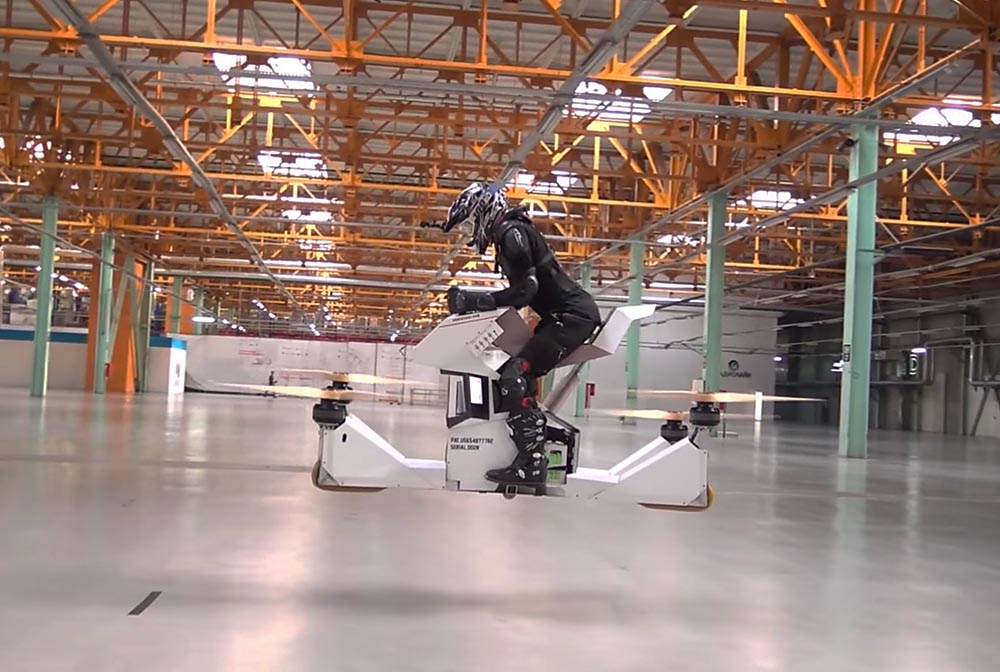 Hoversurf Scorpion-3, ¿un dron motocicleta muy peligroso?