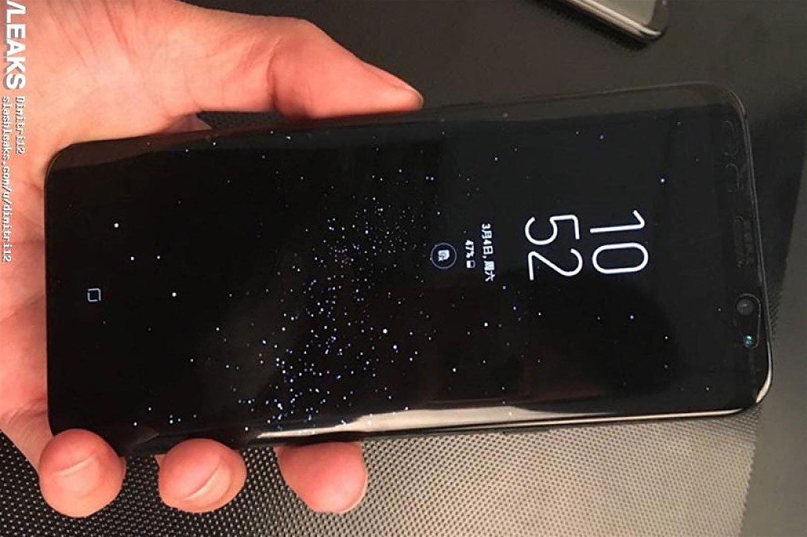 Imagen filtrada del Samsung Galaxy S8