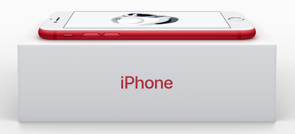 iPhone 7 rojo Product RED de Apple