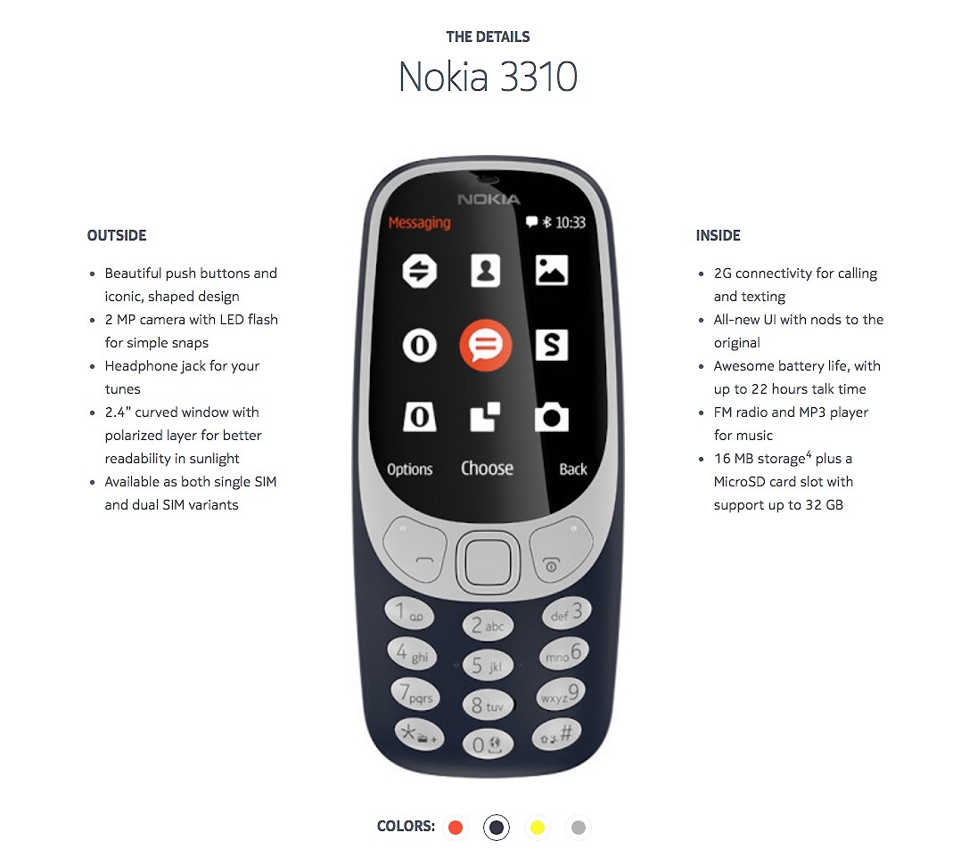 Nokia 3310: HMD Global convoca a un concurso para diseñar su «retro móvil»