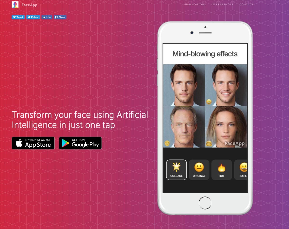 FaceApp, la app que transforma tu rostro usando inteligencia artificial