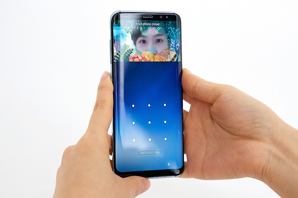 Galaxy S8 reconocimiento facial