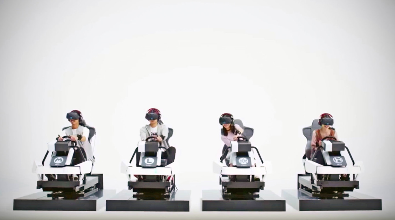 Mario Kart llega a la realidad virtual en máquinas recreativas