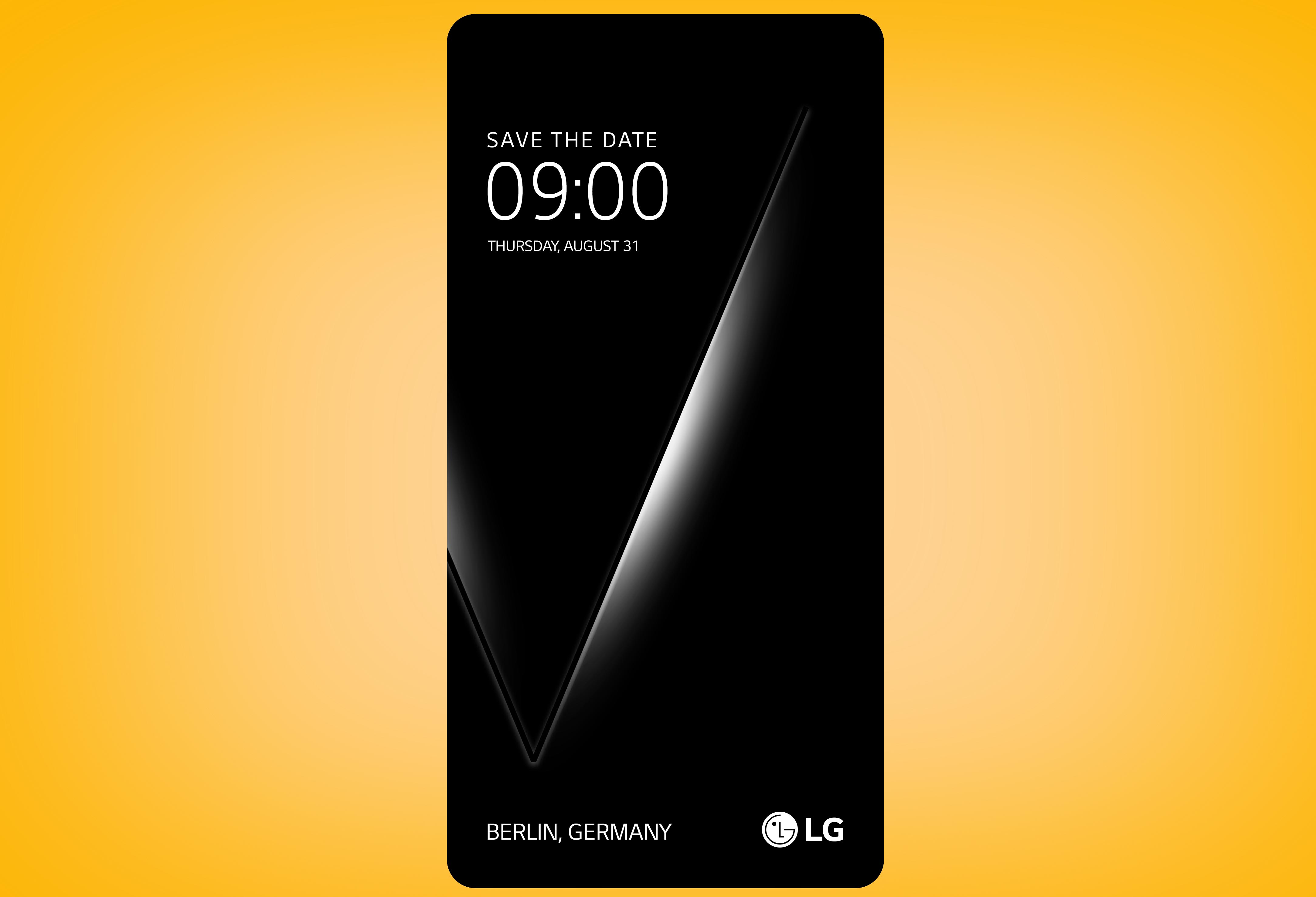 La invitación de LG para el 31 de agosto en IFA deja claro que presentará el LG V30