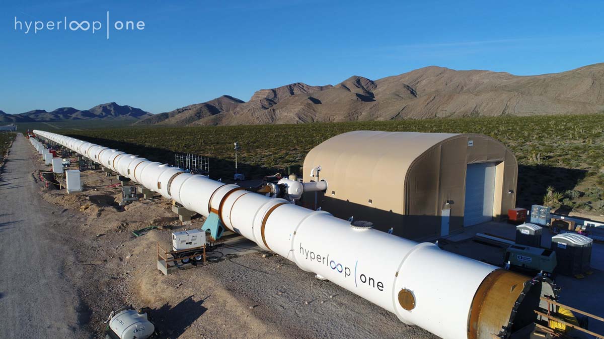 El Hyperloop tendrá pronto un nuevo túnel de 3,2 kilómetros