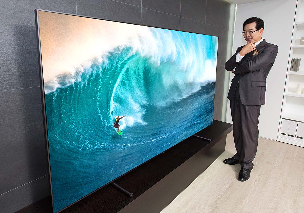 El Súper Televisor Samsung Qled Tv Q9 De 88 Pulgadas Llega A España