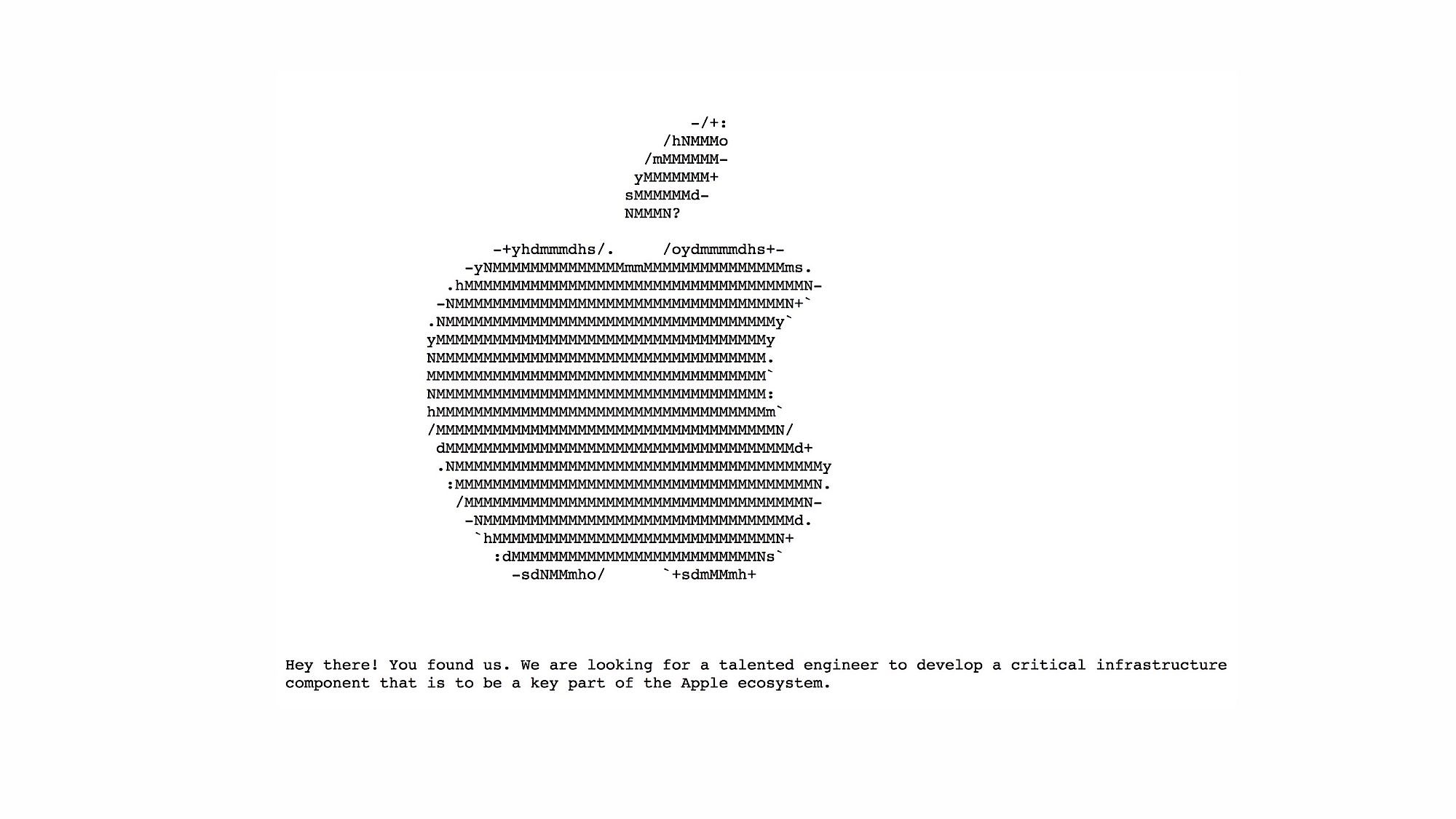 La oferta “secreta” de Apple parece casi una página para hackers más que una oferta convencional