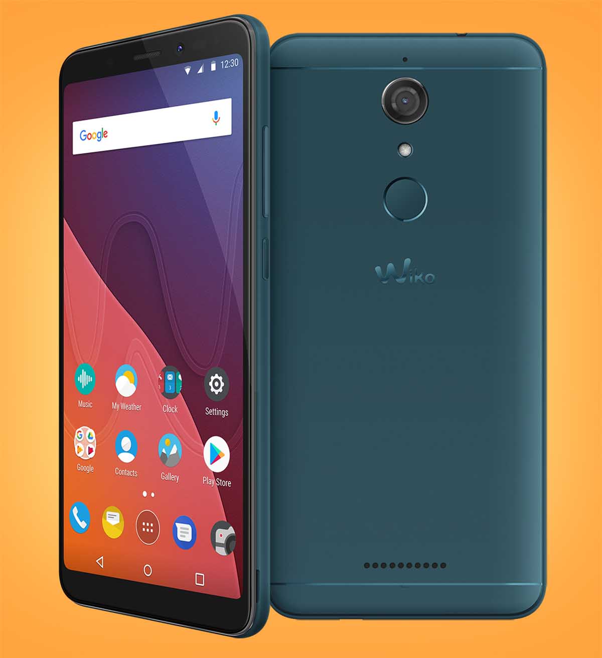 WIKO View Cover Rigida Trasparente Con Bumper Nero - Protezione Antiurto Per VIEW E VIEW XL