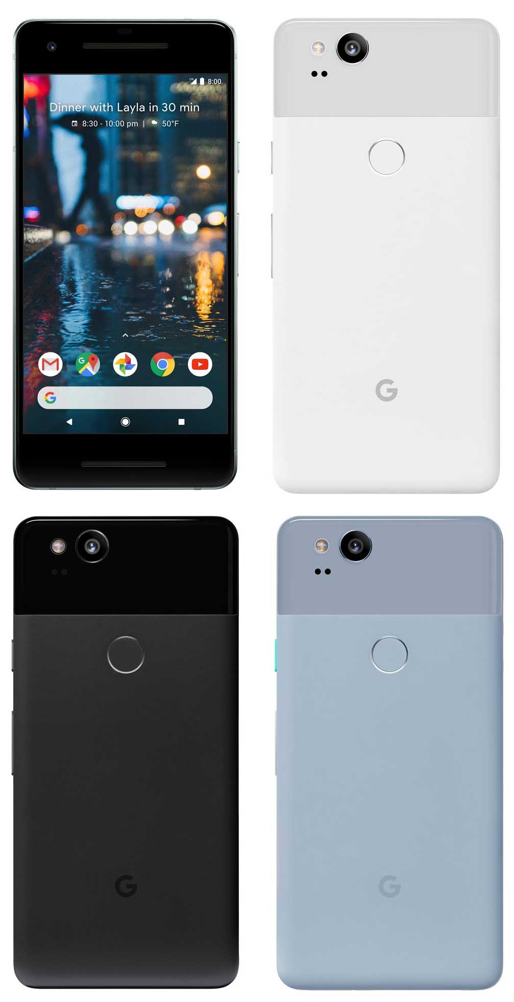 Nuevas imágenes de los Pixel 2 y Pixel 2 XL de Google