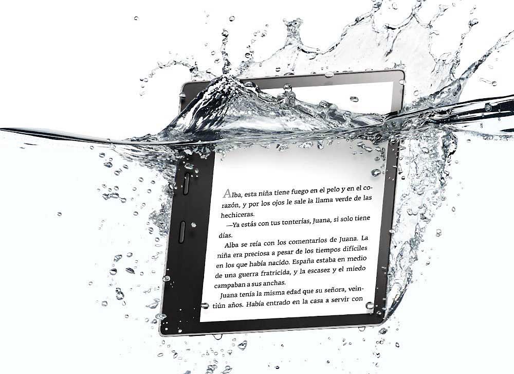 El nuevo Kindle Oasis de Amazon es el primer lector resistente al agua del gigante de las compras en Internet