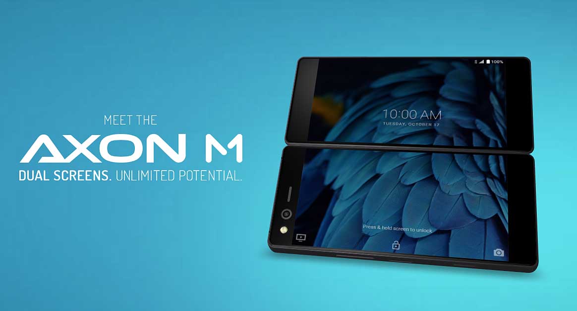El nuevo ZTE Axon M es el primer smartphone plegable que vemos en las últimas temporadas