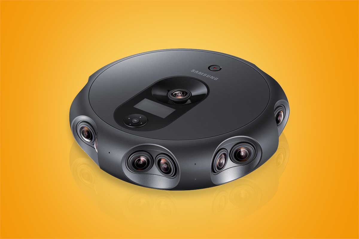 La nueva cámara profesional Samsung 360 Round integra 17 lentes para emitir o grabar vídeos 360 tridimensionales con calidad 4K