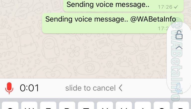 Grabación bloqueada en WhatsApp