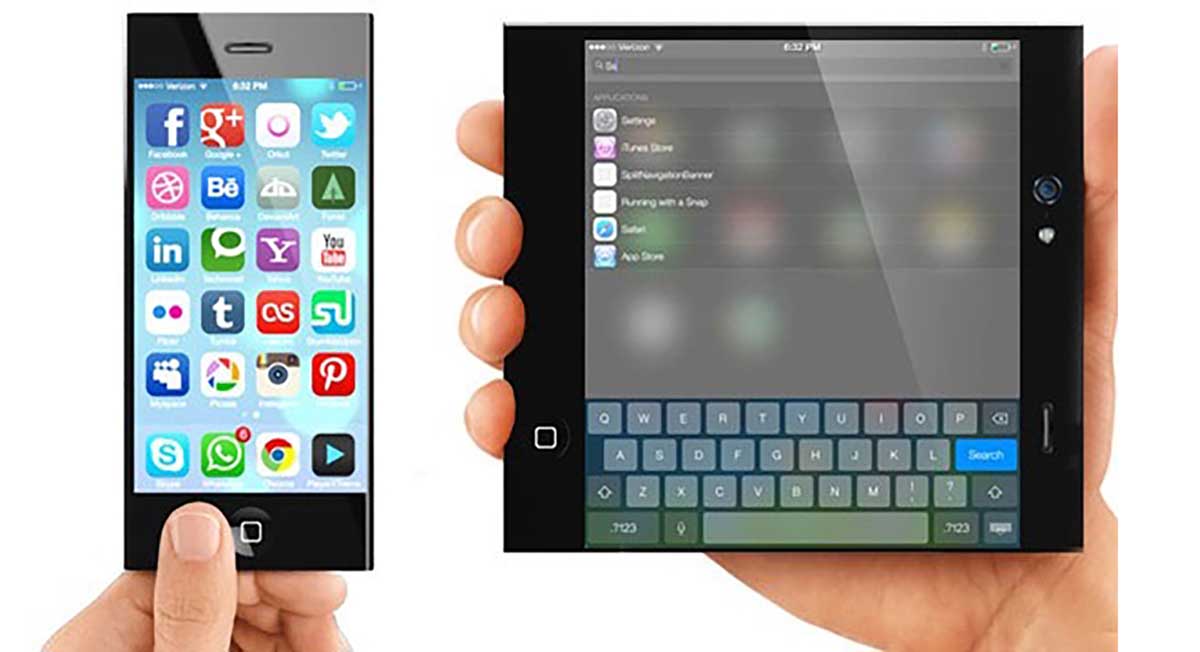 Una nueva patente indica claramente que Apple también está trabajando en smartphones o tabletas plegables