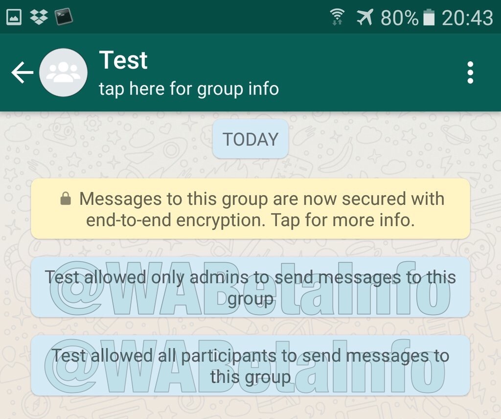WhatsApp gestión grupos 