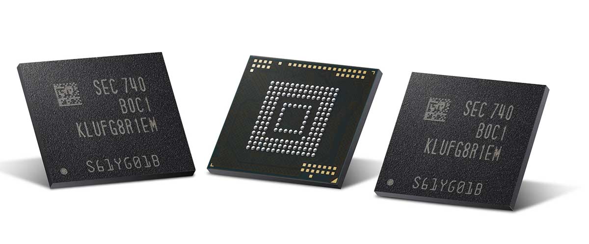 Samsung Chips eUFS 512 GB